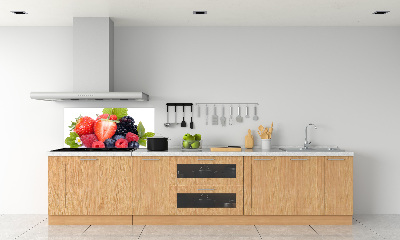 Spatscherm keuken Bosvruchten