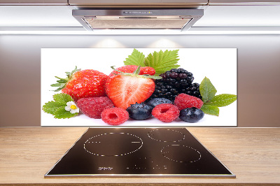 Spatscherm keuken Bosvruchten