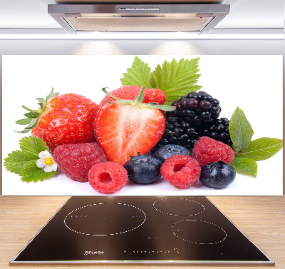 Spatscherm keuken Bosvruchten