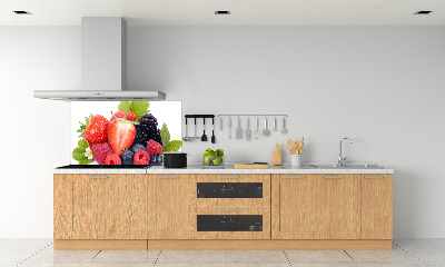 Spatscherm keuken Bosvruchten