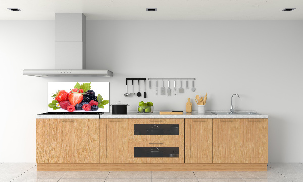 Spatscherm keuken Bosvruchten