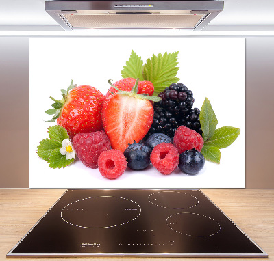 Spatscherm keuken Bosvruchten