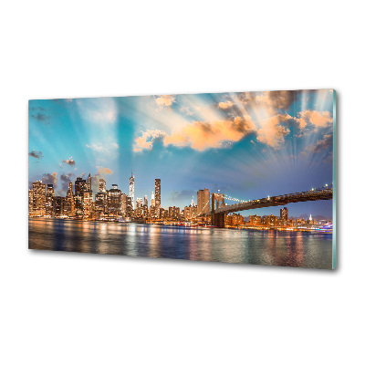 Achterwand keuken Brooklynbrug