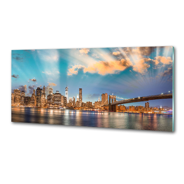 Achterwand keuken Brooklynbrug