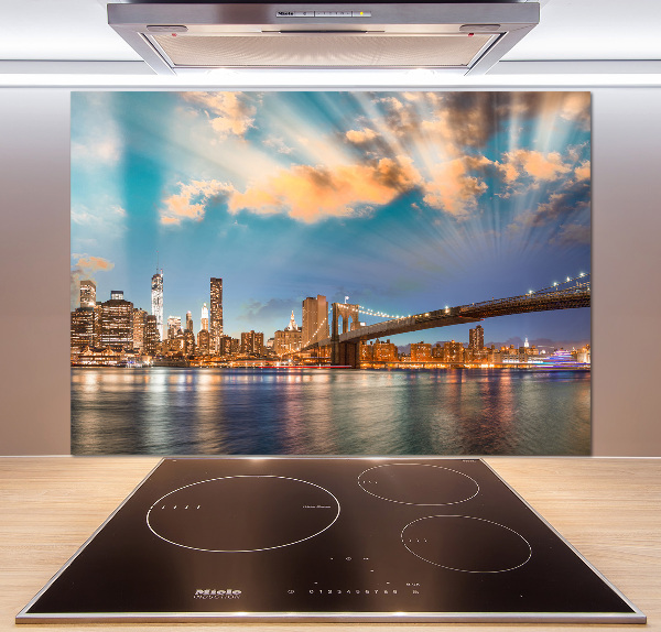 Achterwand keuken Brooklynbrug