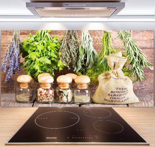 Keuken achterwand Kruiden aan een touwtje