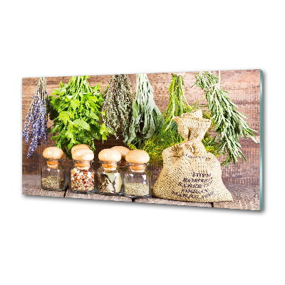 Keuken achterwand Kruiden aan een touwtje