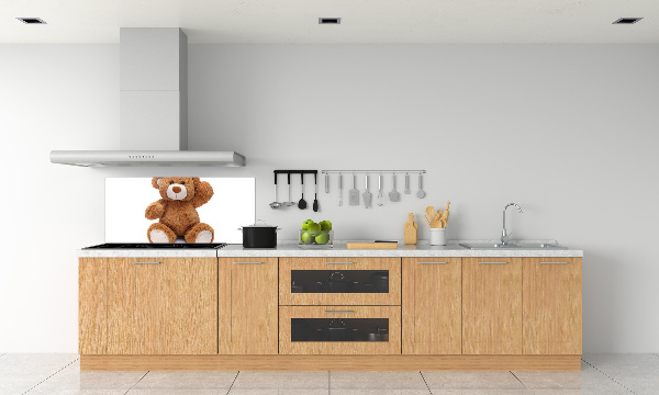 Achterwand keuken Teddybeer