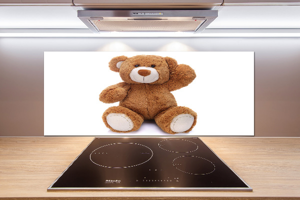 Achterwand keuken Teddybeer