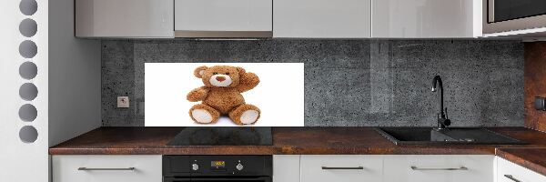 Achterwand keuken Teddybeer