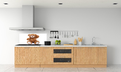 Achterwand keuken Teddybeer