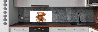 Achterwand keuken Teddybeer