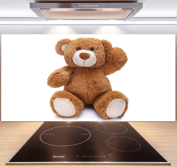 Achterwand keuken Teddybeer