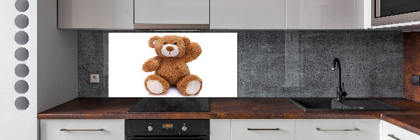Achterwand keuken Teddybeer