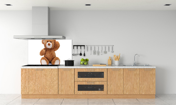 Achterwand keuken Teddybeer