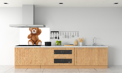 Achterwand keuken Teddybeer