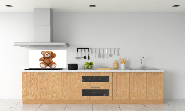 Achterwand keuken Teddybeer