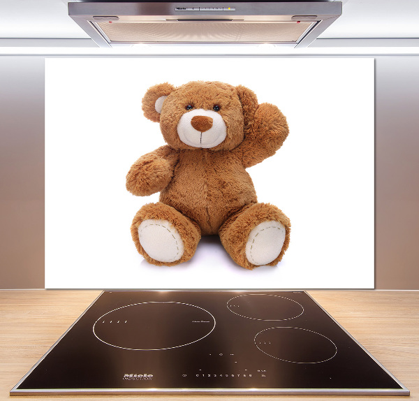 Achterwand keuken Teddybeer