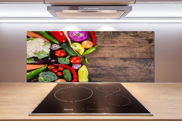 Spatscherm keuken Groenten