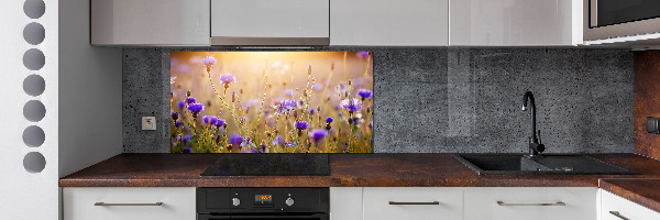 Achterwand keuken Wilde bloemen