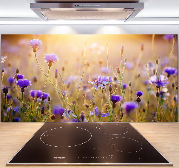 Achterwand keuken Wilde bloemen