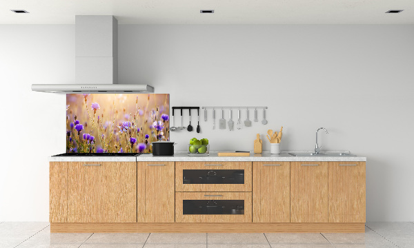 Achterwand keuken Wilde bloemen