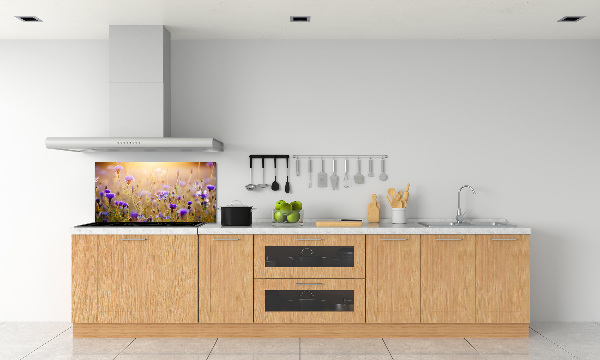 Achterwand keuken Wilde bloemen