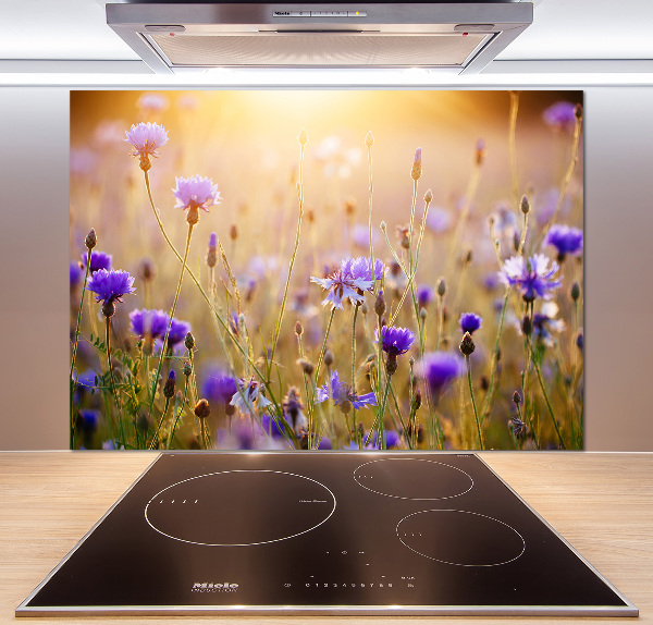 Achterwand keuken Wilde bloemen