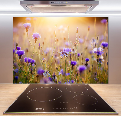 Achterwand keuken Wilde bloemen