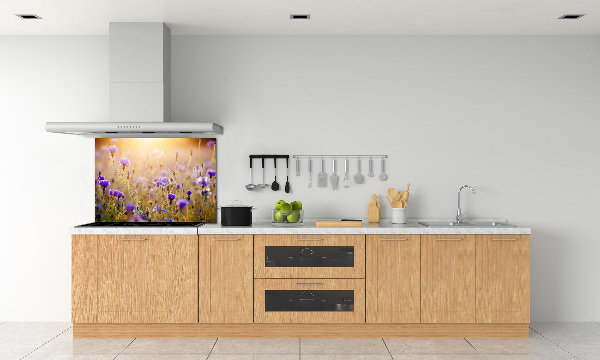 Achterwand keuken Wilde bloemen
