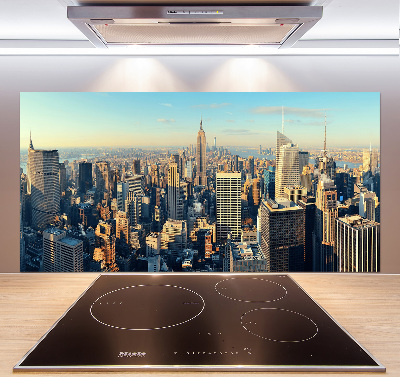 Glazen achterwand keuken Wolkenkrabbers