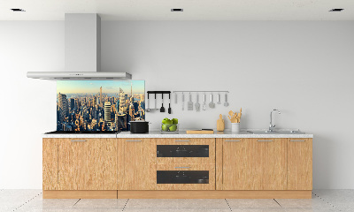 Glazen achterwand keuken Wolkenkrabbers