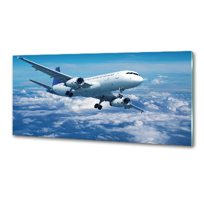 Keuken achterwand Een vliegtuig in de wolken