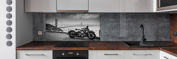 Achterwand keuken Motorfiets