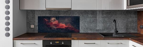 Spatscherm keuken Abstracte achtergrond