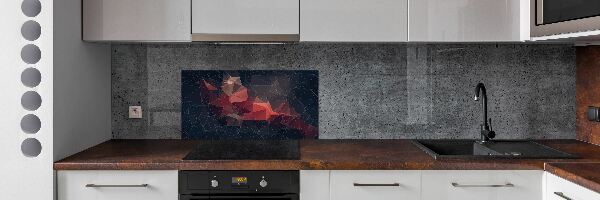 Spatscherm keuken Abstracte achtergrond
