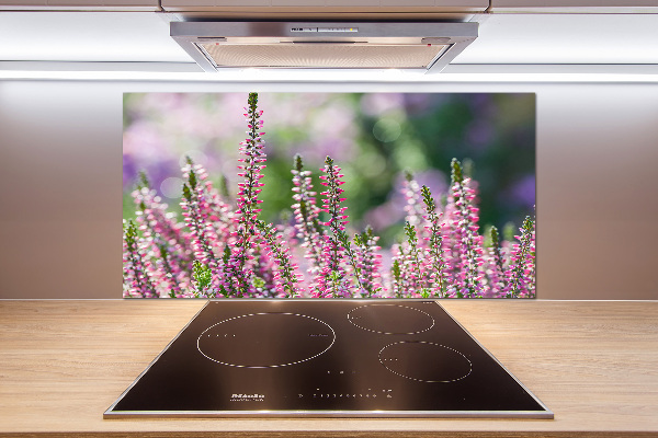 Achterwand keuken Heidebloemen