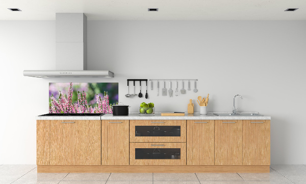 Achterwand keuken Heidebloemen
