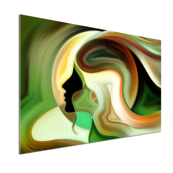 Glazen achterwand keuken Abstractie