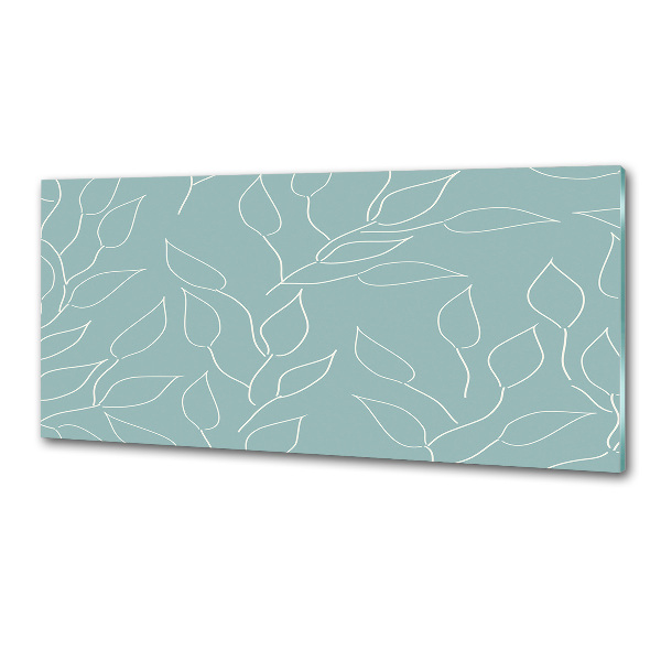 Achterwand keuken Bladerenpatroon