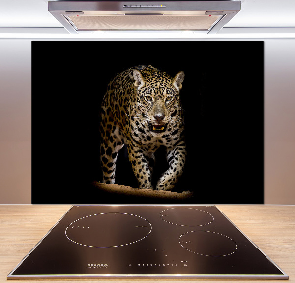 Glazen achterwand keuken Jaguar