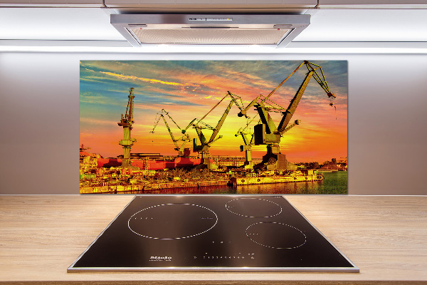 Spatscherm keuken Scheepswerf in Gdańsk