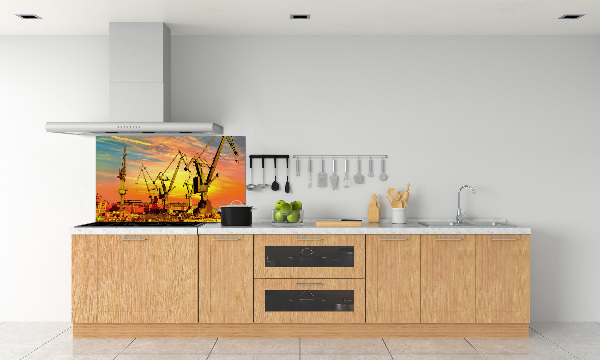 Spatscherm keuken Scheepswerf in Gdańsk