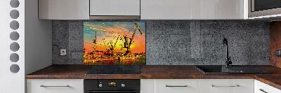 Spatscherm keuken Scheepswerf in Gdańsk