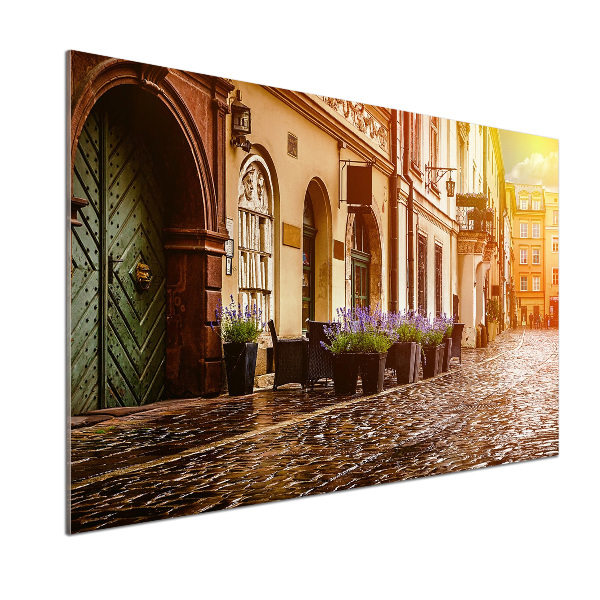 Spatplaat keuken Krakau, Polen