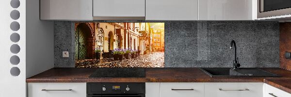 Spatplaat keuken Krakau, Polen