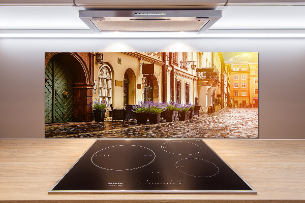 Spatplaat keuken Krakau, Polen