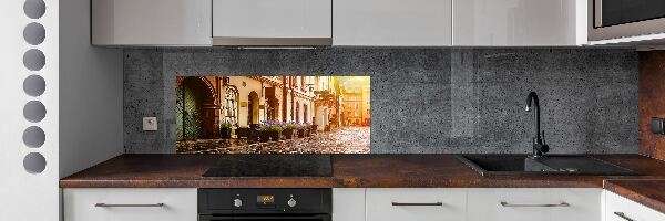 Spatplaat keuken Krakau, Polen