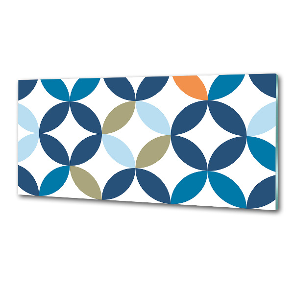 Spatplaat keuken Geometrische achtergrond