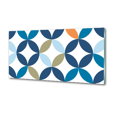 Spatplaat keuken Geometrische achtergrond